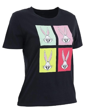 Playera manga corta K-Swiss cuello redondo para mujer