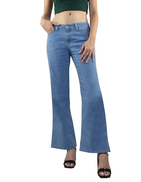 Jeans Campana Innermotion 1480 Corte A La Cadera Para Mujer