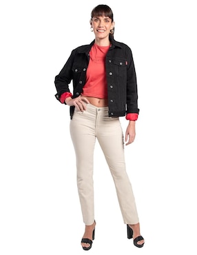Pantalón carpenter Oggi Jeans straight para mujer