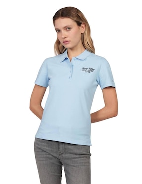 Playera Tipo Polo Tommy Hilfiger Para Mujer