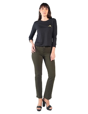 Pantalón tapered Oggi Jeans bota para mujer