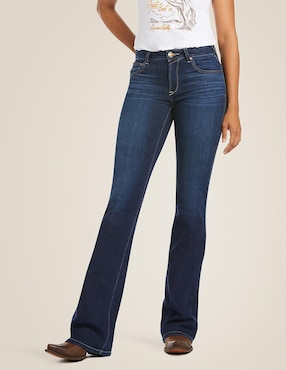 Jeans Campana Ariat Corte Media Cintura Para Mujer