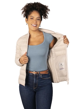 Chamarra acolchada greenlander para mujer