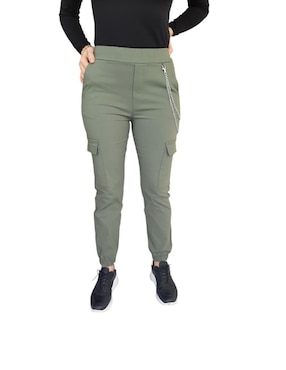 Pantalón Pardela Ajustado Para Mujer