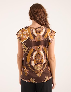 Blusa Lieb manga corta para mujer