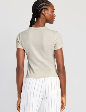 Playera manga corta Old Navy cuello redondo para mujer