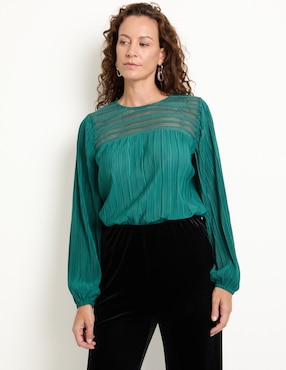 Blusa Lieb manga larga para mujer