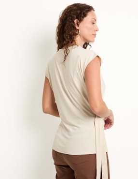 Blusa Lieb manga corta para mujer