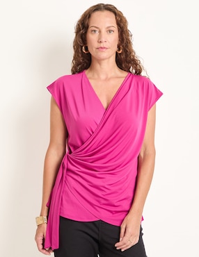 Blusa Lieb manga corta para mujer