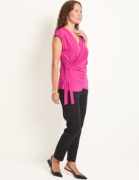 Blusa Lieb manga corta para mujer