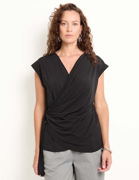 Blusa Lieb manga corta para mujer