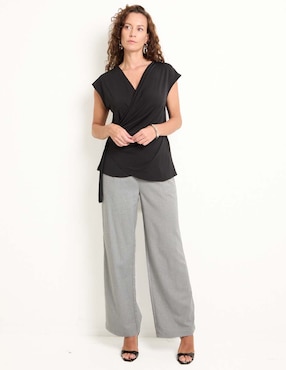 Blusa Lieb manga corta para mujer