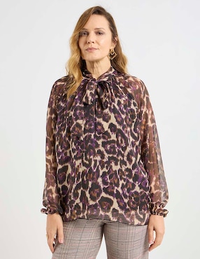 Blusa Lieb manga larga para mujer