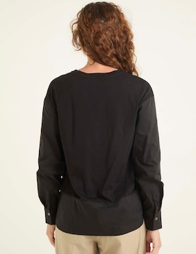 Blusa Lieb manga larga para mujer