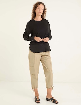 Blusa Lieb manga larga para mujer