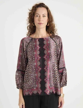 Blusa Lieb manga larga para mujer