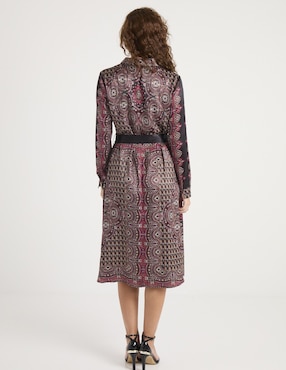Vestido midi casual Lieb para mujer