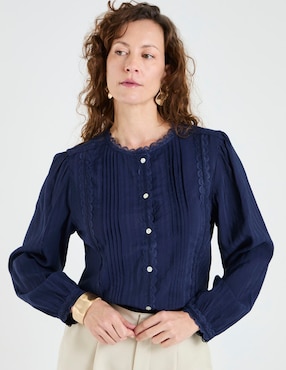 Blusa Lieb manga larga para mujer