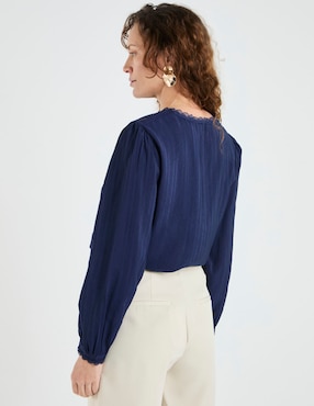 Blusa Lieb manga larga para mujer