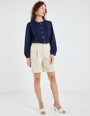 Blusa Lieb manga larga para mujer