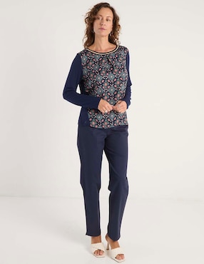 Blusa Lieb manga larga para mujer
