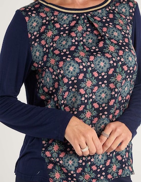 Blusa Lieb manga larga para mujer