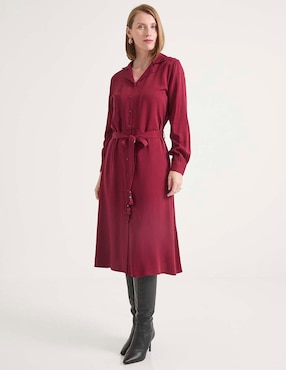 Vestido midi casual Lieb para mujer