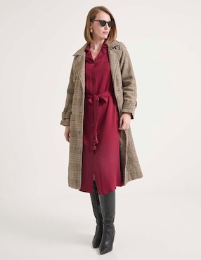 Vestido midi casual Lieb para mujer