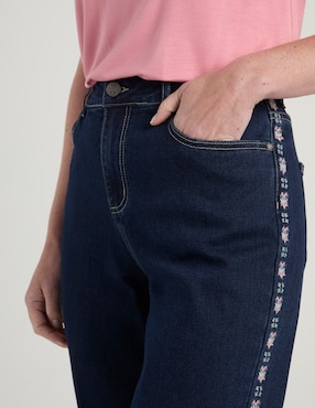 Jean straight Lieb para mujer