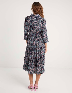 Vestido midi casual Lieb para mujer