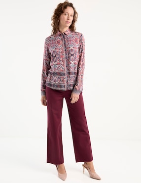 Blusa Lieb manga larga para mujer