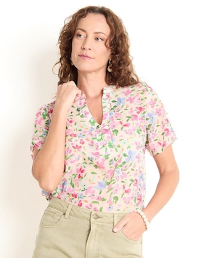 Blusa Delirium Manga Corta Para Mujer