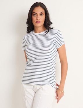 Playera Manga Corta Dockers Favorite Tee Cuello Redondo Para Mujer