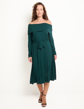 Vestido midi casual Lieb para mujer
