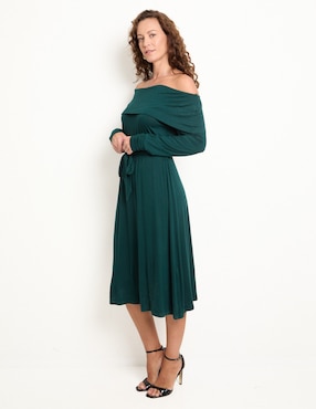 Vestido midi casual Lieb para mujer