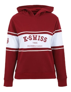 Sudadera Con Capucha K-Swiss Para Mujer