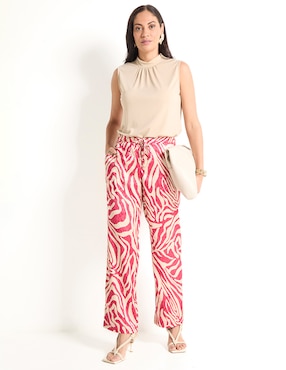 Pantalón relaxed Liz Claiborne amplio para mujer