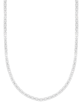 Collar de eslabones Horoz de plata P 925