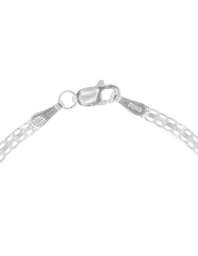 Collar de eslabones Horoz de plata P 925