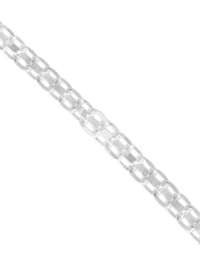Collar de eslabones Horoz de plata P 925