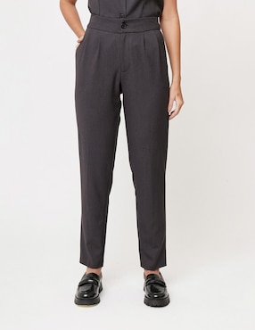 Pantalón de vestir Linea Pura ajustado para mujer