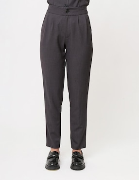 Pantalón de vestir Linea Pura ajustado para mujer