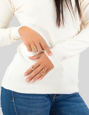 Suéter Malabis cuello V para mujer