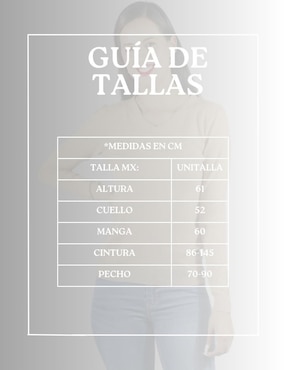 Suéter Malabis cuello V para mujer