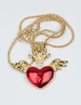 Collar de corazón Yoiko Fuego