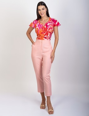 Pantalón capri Delirium regular para mujer