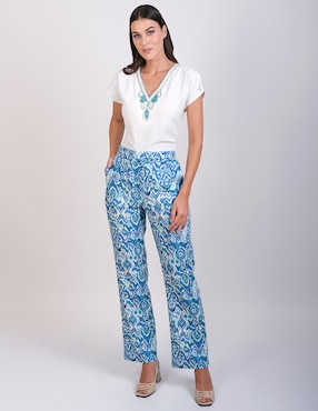 Pantalón de vestir Delirium straight para mujer