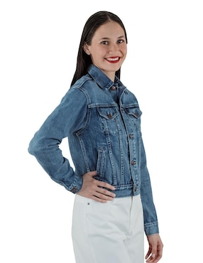 Chamarra casual Innermotion de mezclilla para mujer