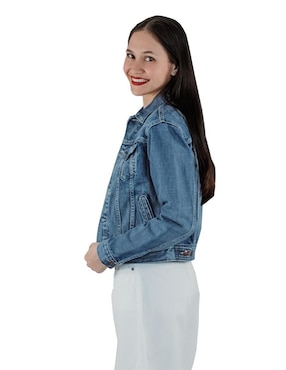 Chamarra casual Innermotion de mezclilla para mujer