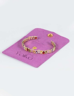 Brazalete Yoiko de baño de oro 14 K Sara